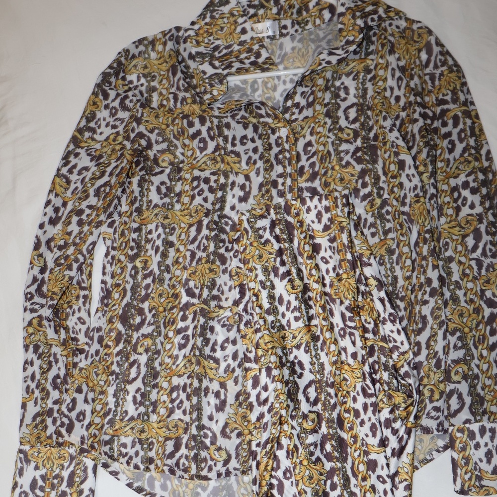 Leopard print two piece legging set
